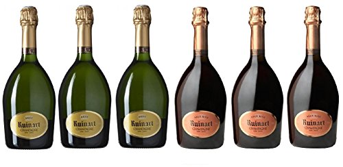 Lot Champagne Ruinart - 3 Ruinart Brut und 3 Ruinart Rosé 6x75cl von VINADDICT