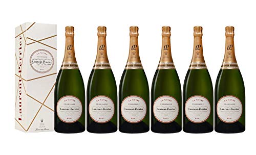 Lot von 6 LAURENT PERRIER Champagner - LA CUVEE 75cL. Mit Fällen. von VINADDICT