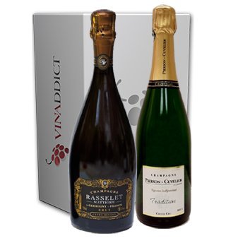 VINADDICT CHAMPAGNER ENTDECKUNGSBOX KLEINE HERSTELLER (750 Milliliter) von VINADDICT