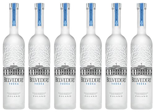 VINADDICT LOT von 6 BELVEDERE VODKA (700 Milliliter) von VINADDICT