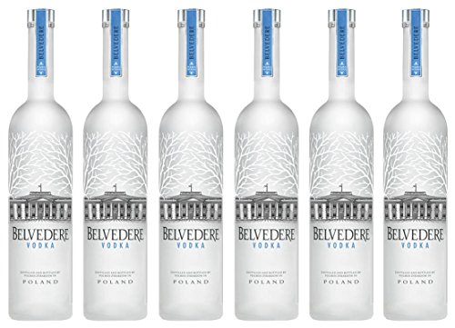 VINADDICT LOT von 6 BELVEDERE VODKA (700 Milliliter) von VINADDICT