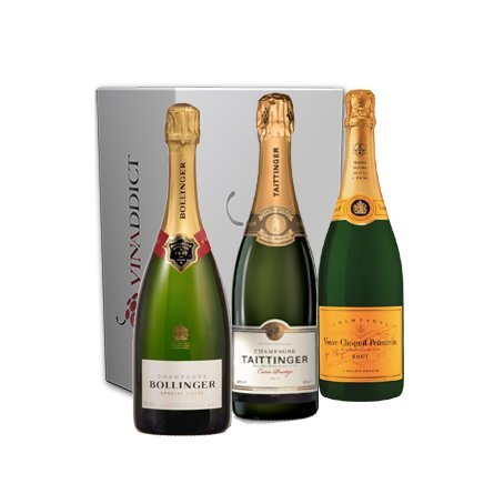 VINADDICT - Prestige Champagner Box 2-3 Flaschen im Karton (750 Milliliter) von VINADDICT