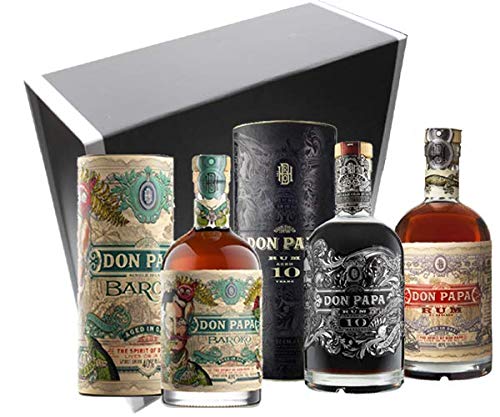 Vinaddict Don Papa Prestige Rum Box - Baroko, Don Papa 10 Jahre und Don Papa 7 Jahre. 3x70cl. von VINADDICT