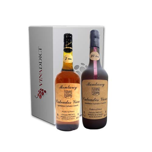 Vinaddict Entdeckungsbox Calvados Vieux domfrontais Montarcy 10 & 20 Jahre - 2x70cl von VINADDICT