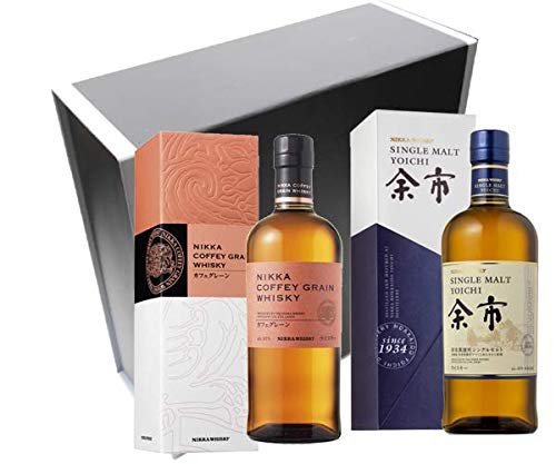 Vinaddict Geschenkbox - Japanische Whiskys: Nikka Coffey Grain & Yoïchi Single Malt. von VINADDICT