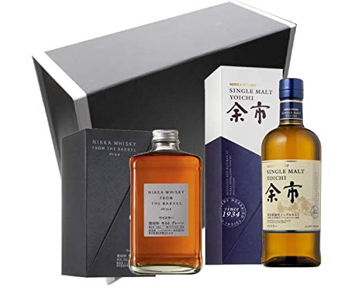 Vinaddict Geschenkbox - Japanische Whiskys: Nikka From the Barrel & Yoïchi Single Malt. von VINADDICT