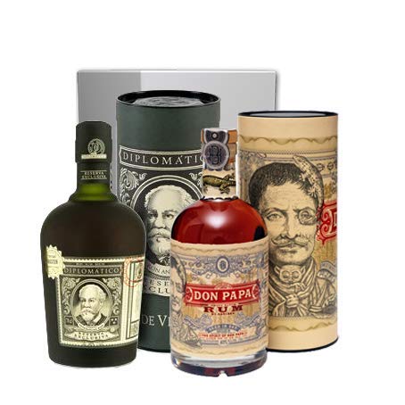 Vinaddict - Geschenkbox Rums Don Papa - Diplomatico. 2x70cl von VINADDICT