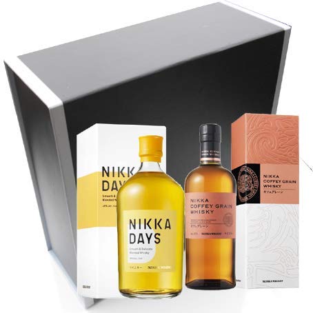 Vinaddict Geschenkbox - WHISKYS NIKKA: Nikka Days und Nikka Coffey Grain. 2x70cl. von VINADDICT