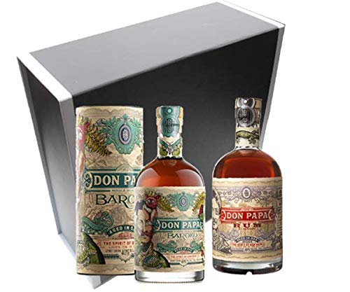 Vinaddict Rum Geschenkbox - Don Papa 7 Jahre alt und Don Papa Baroko. 2x70cl. von VINADDICT