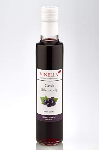 Cassis Balsamessig von VINELLA I Johannisbeeren I handgemacht I natürlich I Manufaktur I made in germany von VINELLA - Der Kuss für den Gaumen