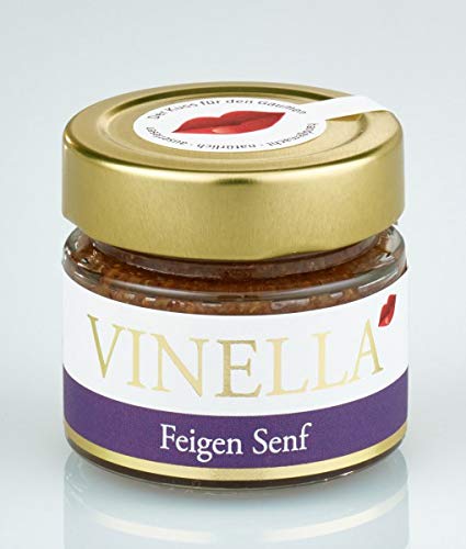 VINELLA Feigen Fruchtsenf I handgemacht I natürlich I Manufaktur I made in germany I ohne künstliche Zusatzstoffe von VINELLA - Der Kuss für den Gaumen