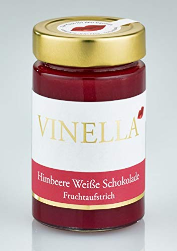 VINELLA Himbeere weiße Schokolade Fruchtaufstrich I handgemacht I natürlich I Manufaktur I made in germany I ohne künstliche Zusatzstoffe VINELLA Himbeere weiße Schokolade Fruchtaufstrich I handgemacht I natürlich I Manufaktur I made in germany I ohne künstliche Zusatzstoffe von VINELLA - Der Kuss für den Gaumen