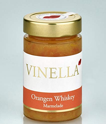 VINELLA Orange Whisky Fruchtaufstrich I handgemacht I natürlich I Manufaktur I made in germany I ohne künstliche Zusatzstoffe von VINELLA - Der Kuss für den Gaumen