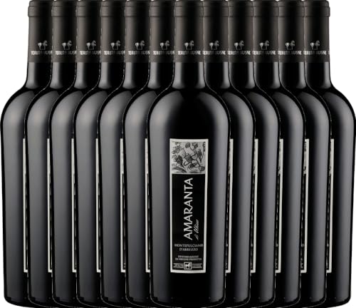 AMARANTA Montepulciano d'Abruzzo DOC - Tenuta Ulisse 12 x 0,75 l mit VINELLO.weinausgießer - VINELLO 12er Weinpaket AMARANTA Montepulciano d'Abruzzo DOC - Tenuta Ulisse 12 x 0,75 l mit VINELLO.weinausgießer - VINELLO 12er Weinpaket von VINELLO
