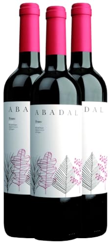 Abadal Franc Abadal Rotwein 3 x 0,75l VINELLO - 3 x Weinpaket inkl. kostenlosem VINELLO.weinausgießer von VINELLO