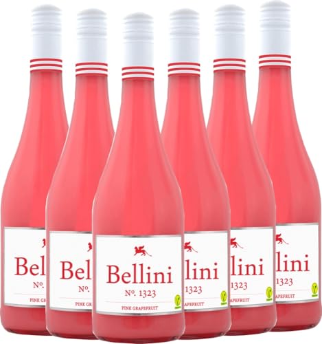 Bellini No. 1323 Pink Grapefruit P&P Weine Weinhaltiges Getränk 6 x 0,75l VINELLO - 6 x Weinpaket inkl. kostenlosem VINELLO.weinausgießer von VINELLO