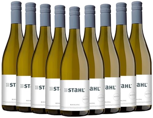 Best of Riesling Winzerhof Stahl Weißwein 9 x 0,75l VINELLO - 9 x Weinpaket inkl. kostenlosem VINELLO.weinausgießer von VINELLO