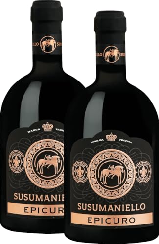 Epicuro Susumaniello Puglia IGT Femar Vini Rotwein 2 x 0,75l VINELLO - 2 x Weinpaket inkl. kostenlosem VINELLO.weinausgießer von VINELLO