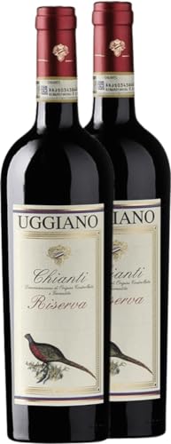 Fagiano Prestige Chianti Riserva DOCG Azienda Uggiano Rotwein 2 x 0,75l VINELLO - 2 x Weinpaket inkl. kostenlosem VINELLO.weinausgießer von VINELLO