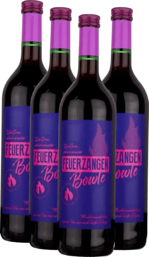Feuerzangenbowle Peter Riegel Weinimport Weinhaltiges Getränk 4 x 0,75l VINELLO - 4 x Weinpaket inkl. kostenlosem VINELLO.weinausgießer von VINELLO