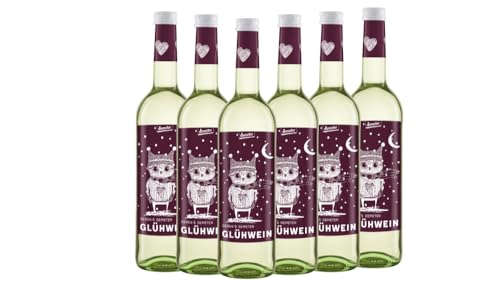 Gerda's Demeter Glühwein weiß Peter Riegel Weinimport Weinhaltiges Getränk 6 x 0,75l VINELLO - 6 x Weinpaket inkl. kostenlosem VINELLO.weinausgießer von VINELLO