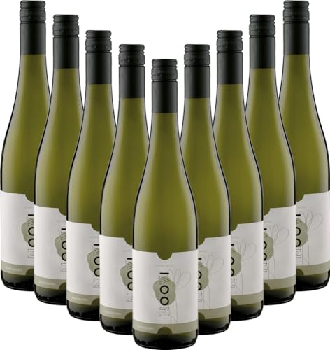 Noovi Cuvée Weiss Alkoholfrei Noovi Weißwein 9 x 0,75l VINELLO - 9 x Weinpaket inkl. kostenlosem VINELLO.weinausgießer von VINELLO