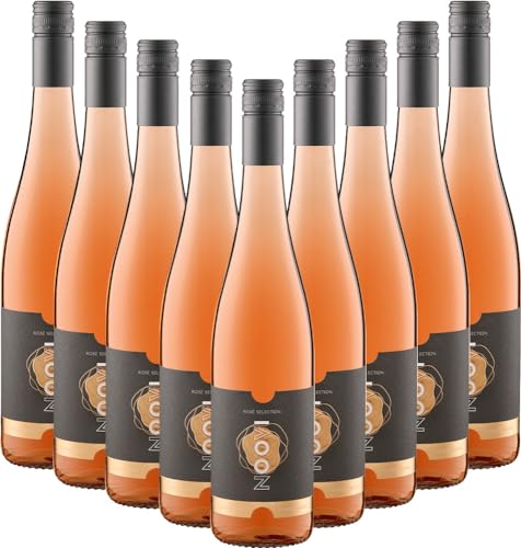Noovi Rosé Selection Alkoholfrei Noovi Weißwein 9 x 0,75l VINELLO - 9 x Weinpaket inkl. kostenlosem VINELLO.weinausgießer von VINELLO