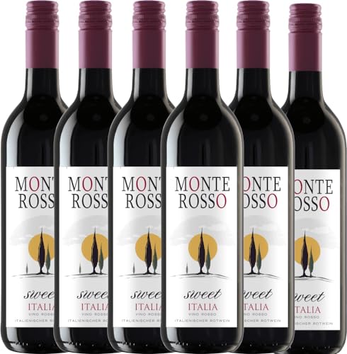 Pilar Monte Rosso lieblich Peter Mertes Rotwein 6 x 0,75l VINELLO - 6 x Weinpaket inkl. kostenlosem VINELLO.weinausgießer von VINELLO