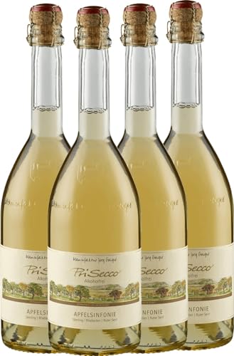 PriSecco Apfelsinfonie Manufaktur Jörg Geiger 4 x 0,75l VINELLO - 4 x Weinpaket inkl. kostenlosem VINELLO.weinausgießer von VINELLO