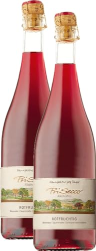 PriSecco Rotfruchtig Manufaktur Jörg Geiger 2 x 0,75l VINELLO - 2 x Weinpaket inkl. kostenlosem VINELLO.weinausgießer von VINELLO