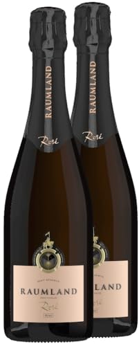 Rosé Reserve Brut Sekthaus Raumland Schaumwein 2 x 0,75l VINELLO - 2 x Weinpaket inkl. kostenlosem VINELLO.weinausgießer von VINELLO