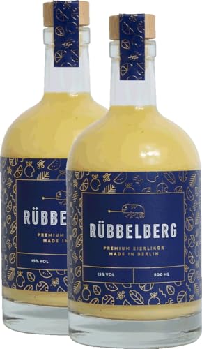 Rübbelberg Premium Eierlikör 2 x 0,5l VINELLO - 2 x Probierpaket von VINELLO