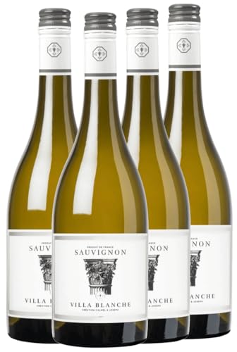 Villa Blanche Sauvignon Blanc IGP Calmel & Joseph Weißwein 4 x 0,75l VINELLO - 4 x Weinpaket inkl. kostenlosem VINELLO.weinausgießer Villa Blanche Sauvignon Blanc IGP Calmel & Joseph Weißwein 4 x 0,75l VINELLO - 4 x Weinpaket inkl. kostenlosem VINELLO.weinausgießer von VINELLO