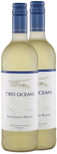 Vineyard Selection Sauvignon Blanc Two Oceans Weißwein 2 x 0,75l VINELLO - 2 x Weinpaket inkl. kostenlosem VINELLO.weinausgießer von VINELLO