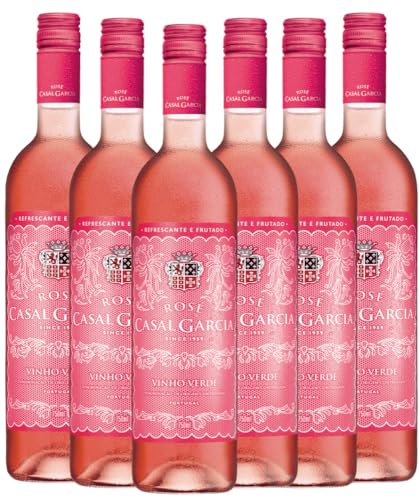 Vinho Verde Rosé DOC Casal Garcia Roséwein 6 x 0,75l VINELLO - 6 x Weinpaket inkl. kostenlosem VINELLO.weinausgießer von VINELLO