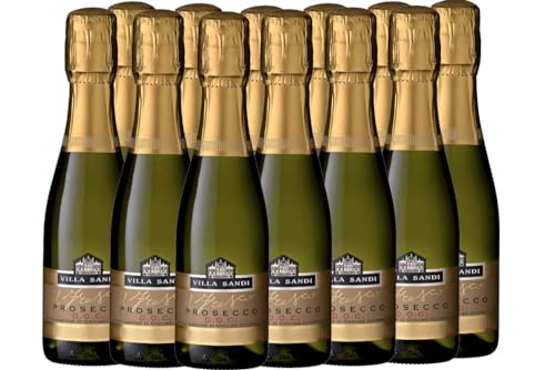 il Fresco Prosecco Spumante Brut DOC 0,2 l Piccolo Villa Sandi Schaumwein 12 x 0,2 l VINELLO - 12 x Weinpaket inkl. kostenlosem VINELLO.weinausgießer von VINELLO