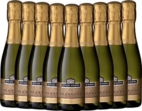 il Fresco Prosecco Spumante Brut DOC 0,2 l Piccolo Villa Sandi Schaumwein 9 x 0,2 l VINELLO - 9 x Weinpaket inkl. kostenlosem VINELLO.weinausgießer von VINELLO