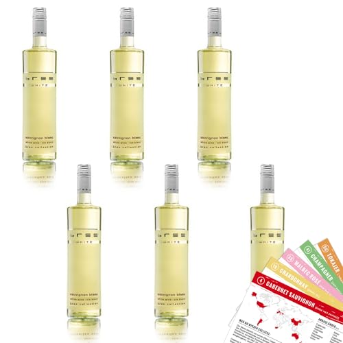 Bree Sauvignon Blanc, trocken, sortenreines Weinpaket + VINOX Winecards (6x0,75l) von VINOX