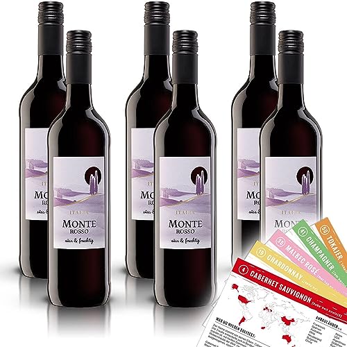 Monte Rosso, süß&fruchtig, sortenreines Weinpaket + VINOX Winecards (6x0,75l) Monte Rosso, süß&fruchtig, sortenreines Weinpaket + VINOX Winecards (6x0,75l) von VINOX
