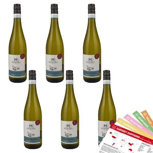 Peter Mertes Piesporter Michelsberg Kabinett, sortenreines Weinpaket + VINOX Winecards (6x0,75l) von VINOX