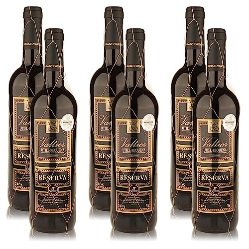 Valtier Reserva Utiel Requena D.O., trocken, sortenreines Weinpaket + VINOX Winecards (6x0,75l) von VINOX