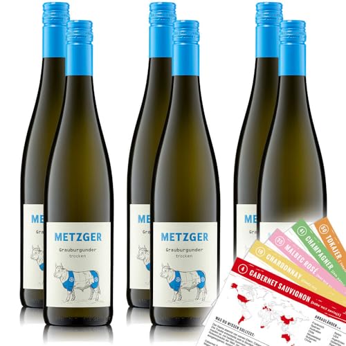 Weisswein Weingut Metzger Grauburgunder, trocken (6x0,75 l) von VINOX