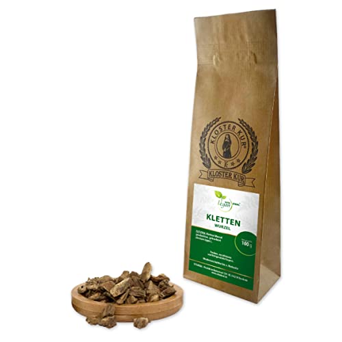 VITA IDEAL Vegan® KLETTEN Wurzel 100g geschnitten & getrocknet - Arctium lappa - KLETTENWURZEL - Klettenwurzel Kräuter Tee & Aufguss, ohne Zusatzstoffe. von VITA IDEAL Vegan