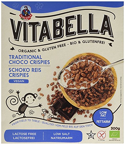 Vitabella Bio und Glutenfrei Choco Crispies, 300 g, 8 Stück von VITABELLA