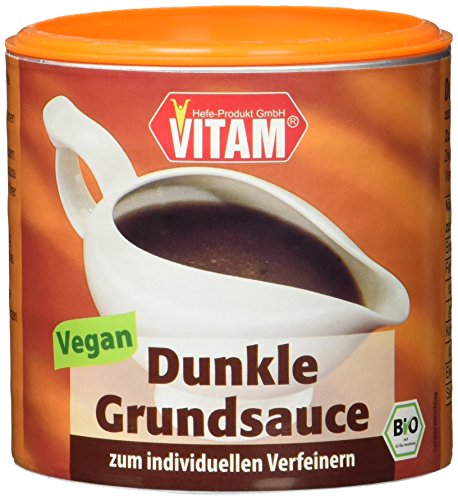 VITAM Dunkle Grundsauce, 6er Pack (6 x 125 g) von VITAM