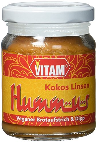 VITAM Kokos Linsen Hummus, 6er Pack (6 x 115 g) von VITAM