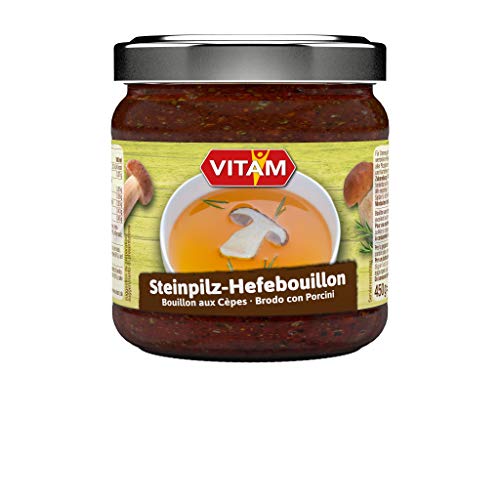 VITAM Steinpilz-Hefebrühe, 1er Pack (1 x 450 g) von VITAM