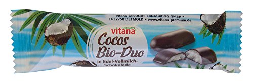 Vitana Cocos-Riegel in Vollmilch Schokolade, 12er Pack (12 x 40 g) von VITANA