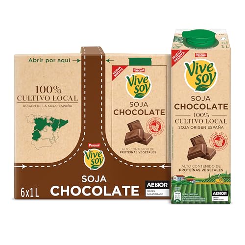 Vivesoy - Sojadrink mit Schokoladengeschmack - Packung mit 6 x 1 L Vivesoy - Sojadrink mit Schokoladengeschmack - Packung mit 6 x 1 L von Vivesoy