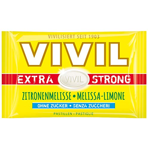Extra Strong mit Zitronenmelissengeschmack zuckerfrei 75g Extra Strong mit Zitronenmelissengeschmack zuckerfrei 75g von VIVIL A. MÜLLER GMBH & CO. KG